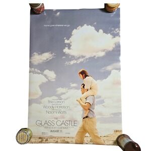 The Glass Castle 2017 Original Advance Movie Poster 27x40 Brie Larson D/S